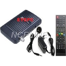 Siyah Hd Girişli Tv Uyumlu Yükleme Hazır Kanal Uydu Alıcı Tam Takım