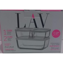 Beyaz 3'lü Saklama Kabı Seti, Pratik ve Şık Depolama Çözümü