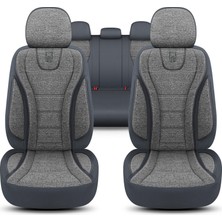 City Serisi Renault Scenic 2016-2023 ile Uyumlu Koltuk Kılıfı, Gri