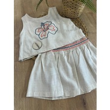 Çiçek Nakışlı Alt Üst Takım