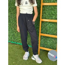 Düz Eşofman Fermuarlı Altı Lacivert