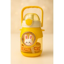 Sevimli Tavşan Model Çocuk Suluk ve Matara, Bpa Içermez, Sızdırmaz, Dayanıklı, 900 ml