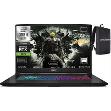 Msı Katana 17 Hx I7-14650HX B14WGK-047XTR-33 32GB 2tb RTX5070 8gb W11PRO 17.3 Qhd 240Hz Gaming Laptop