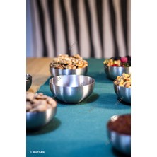 10'lu 304 Kalite Paslanmaz Çelik Çerezlik Seti - Çok Amaçlı Atıştırmalık Sunum Kasesi - 10,5 cm