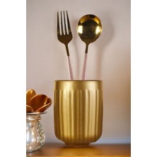 Modern Altın Renkli Tezgah Üstü Şık Kaşıklık Modeli 11