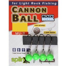 Spiinx Cannon Ball Mafsallı Yeşil Uv Jig Head