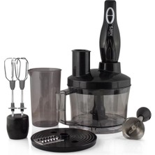 Elite Plus Blender Seti, Şık Siyah Renkli, Güçlü ve Çok Fonksiyonlu
