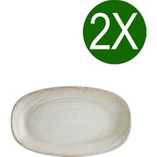 Sarı Oval Kayık Tabak 15X8.5 Cm, 2'li Set, Şık ve Kullanışlı Mutfak Gereci