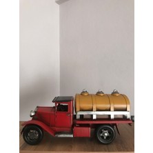 Dekoratif Metal Tanker Iş Makinesi