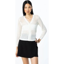 Eskişehir Mağazacılık 59900 Onteks File Fermuarlı Kısa Hırka