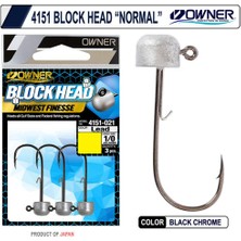 Owner 4151 Block Head Lrf Jighead - 3,6gr