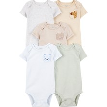 Bebek Kısa Kollu 5li Body