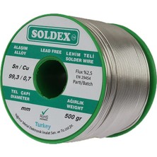 Soldex 1.20mm 500gr Kurşunsuz Lehim Teli - Sn99.3 Cu0.7  993125
