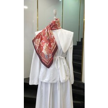 Pastel Dokunuş Eşarp Bordo