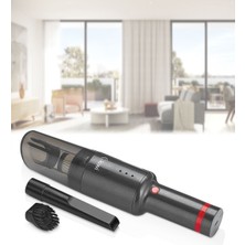 Pratik Şarjlı El Süpürgesi, Hafif ve Güçlü Temizlik Aracı, Gri Renk