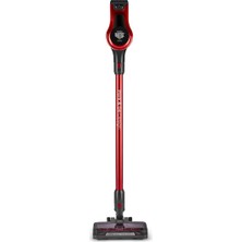 Kırmızı Vantuzlu Dikey Süpürge 350W, Güçlü Temizlik Aracı