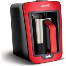 Kırmızı Çelik Türk Kahve Makinesi, Şık ve Dayanıklı Kahve Yapım Aracı