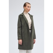 Dikiş Detaylı Tasarım Kaşe Kaban