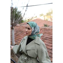 Rumi Desenli Eşarp Mint