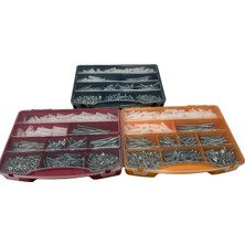 Mgk Hidrolik 12 Parça 11 Çeşit Siyah Vida+Dübel Seti 362 Pcs