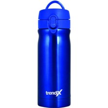 Neon Mavi Çelik Termos 350 Ml, Şık ve Dayanıklı, Sıcak ve Soğuk Tutma Özelliği