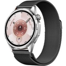 Huawei Watch Gt6 46MM Uyumlu Manyetik Milanese Loop Metal Kordon