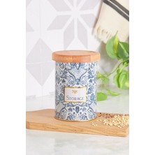 Yuvarlak Mavi Saklama Kabı, Dayanıklı ve Şık Tasarım