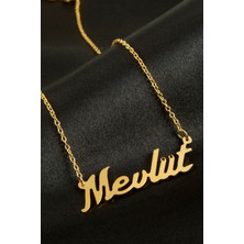 Zero Matrixzn Mevlüt İsimli Kolye -sarı