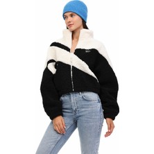 Reebok Bents Teddy Siyah Kadın Mont