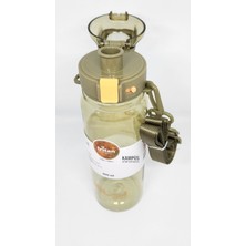 Yeşil 900ML Tritan Matara, Askılı, Kilitli, Dayanıklı ve Şık Tasarım