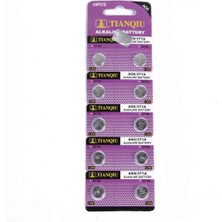 Tıanqıu Ag6 LR920/371 Alkalin 10'lu Düğme Pil