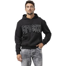 CL601 Erkek Kapüşonlu Sweatshirt – "cıpo Baxx" Ön Baskılı ve Kanguru Cepli