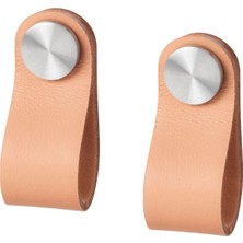Kulp, Tabaklanmış Deri, 65 Mm, 2 Adet