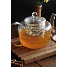 Beyaz 800 ml Süzgeçli Demlik, Pratik ve Şık Çay Demliği