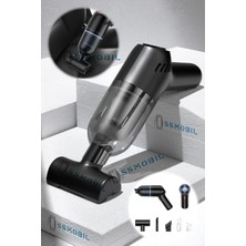 Mini Kablosuz El Süpürgesi, 6000PA Güçlü Emiş ve 120W Performans