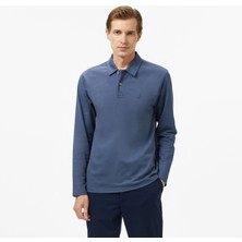 Nautica Erkek Mavi Classic Fit Uzun Kollu Polo Yaka T-Shirt K57020T.4VT