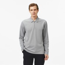 Nautica Erkek Gri Classic Fit Uzun Kollu Polo Yaka T-Shirt K57022T.0HF