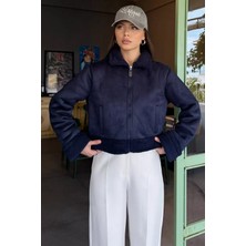 Içi Peluşlu Kadın Nubuk Mont P-00018395