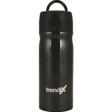 Çelik Içli Matara 350 ml Siyah, Şık ve Hafif Seyahat Için Mükemmel Seçenek