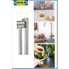 Paslanmaz Çelik Sarımsak Ezici, Dayanıklı ve Pratik Mutfak Gereci