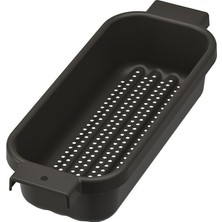 Antrasit Renkli, 48X18X10 cm Plastik Süzgeç, Pratik ve Dayanıklı Kullanım Sağlar