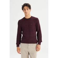Lee Pamuklu Regular Fit Bisiklet Yaka Logolu Kazak Erkek Kazak L2520364 810