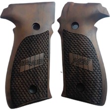 Sıg Sauer P226 Ahşap Lazer Işlemeli Kabza