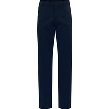 Uki Lacivert Comfort Fit Chino Pantolon