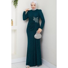 Gözde Tesettür Abiye Zümrüt