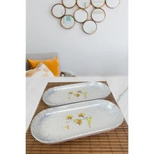 Sarı Kayık Salata Tabağı, 26CM, 2'li Set, Şık ve Kullanışlı Mutfak Aksesuarı