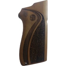 Smith Wesson 5906 Ahşap Lazer Işlemeli Kabze