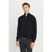 Standart Fit Normal Kesim Bato Yaka Triko Kazak