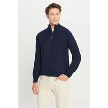 Altınyıldız Classics Standart Fit Normal Kesim Bato Yaka Triko Kazak