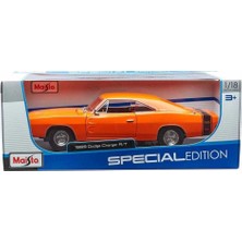Bfs   Maıs 31387 1969 Dodge Charger Rt 1: 18  model Araba -Necotoys